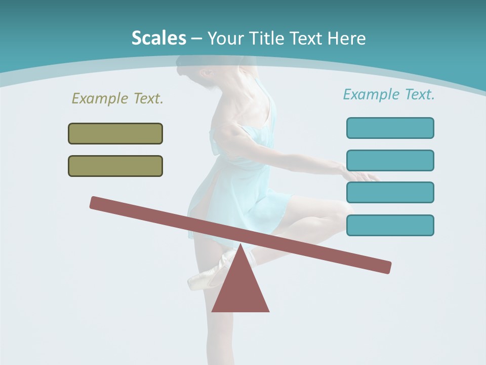 Young Temptation Jump PowerPoint Template