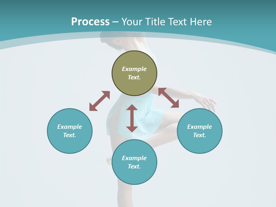 Young Temptation Jump PowerPoint Template