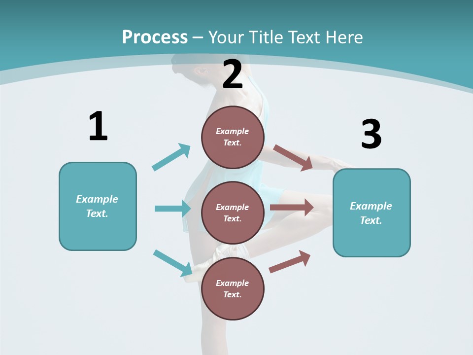 Young Temptation Jump PowerPoint Template