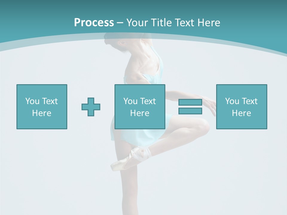 Young Temptation Jump PowerPoint Template