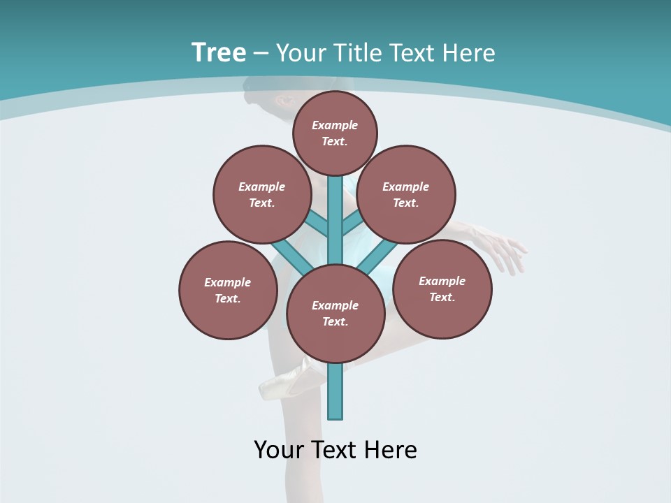 Young Temptation Jump PowerPoint Template