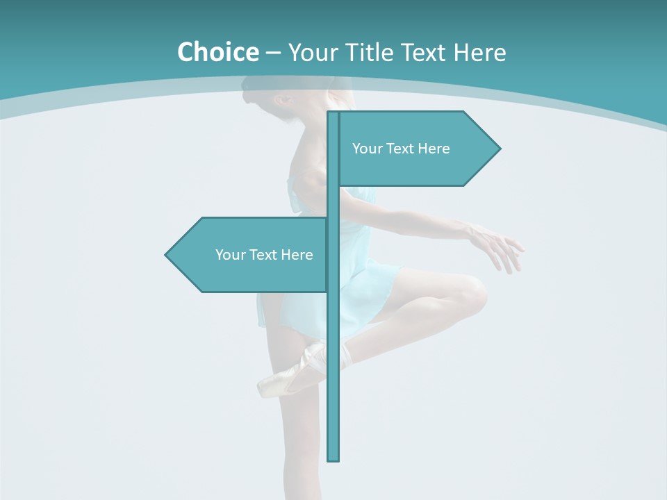 Young Temptation Jump PowerPoint Template