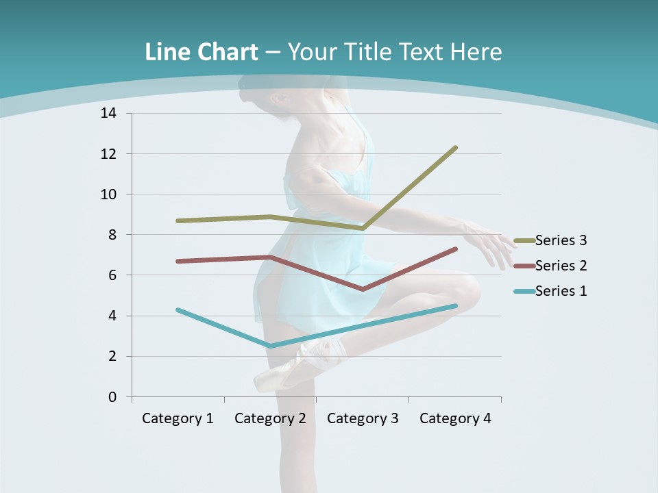 Young Temptation Jump PowerPoint Template