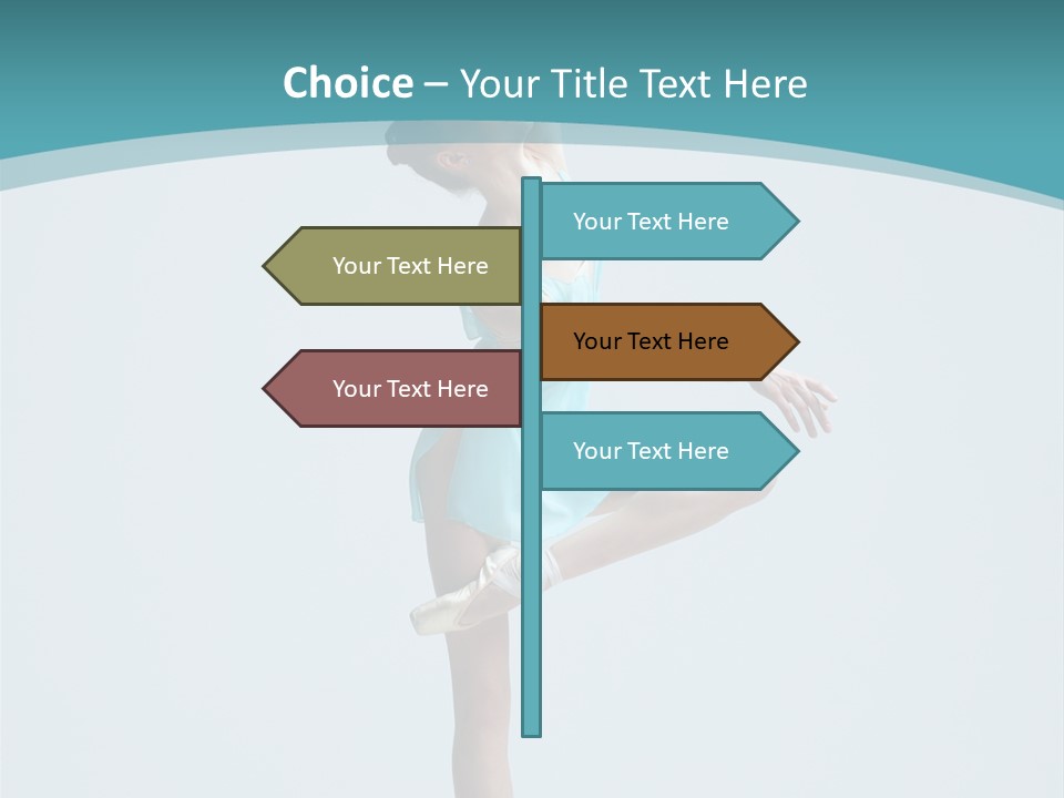 Young Temptation Jump PowerPoint Template