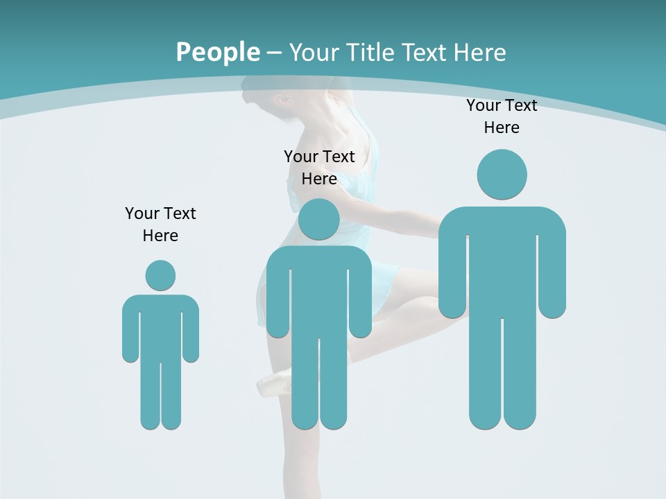 Young Temptation Jump PowerPoint Template