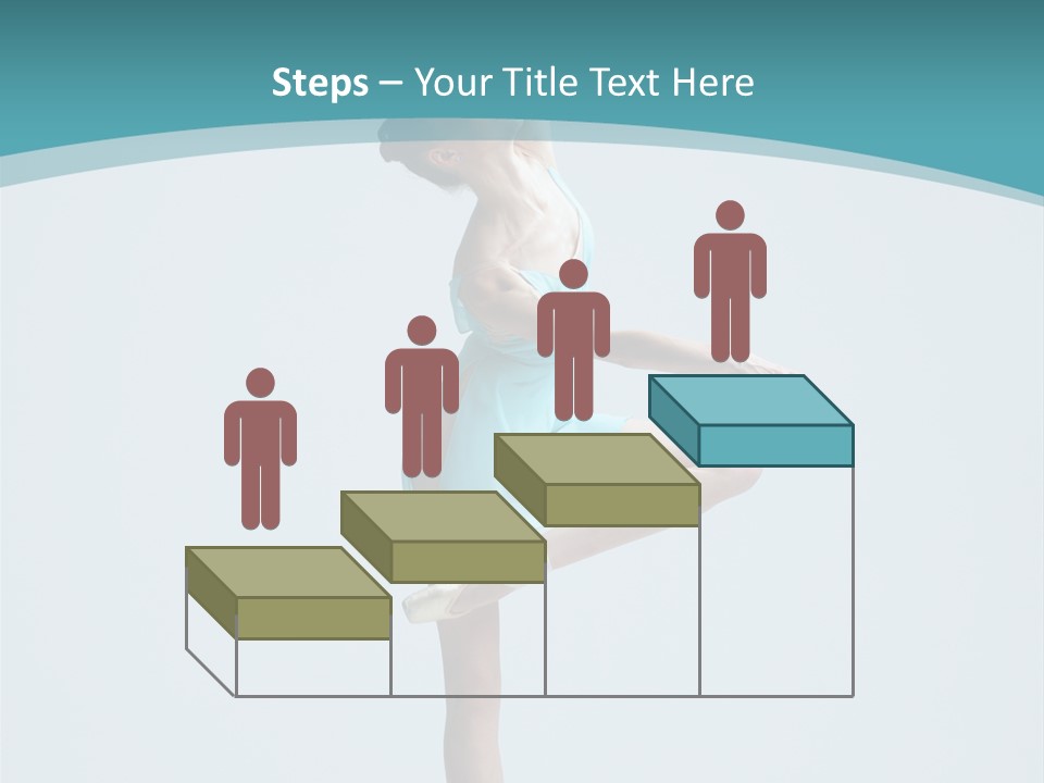 Young Temptation Jump PowerPoint Template