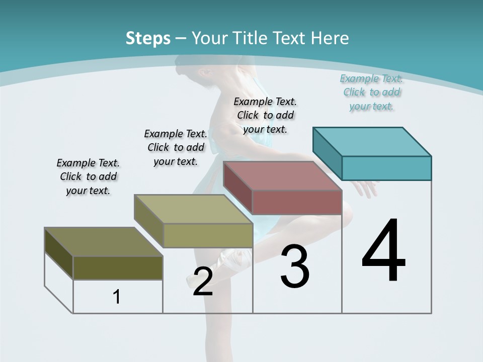 Young Temptation Jump PowerPoint Template