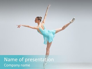 Pose Ballerina Classical PowerPoint Template