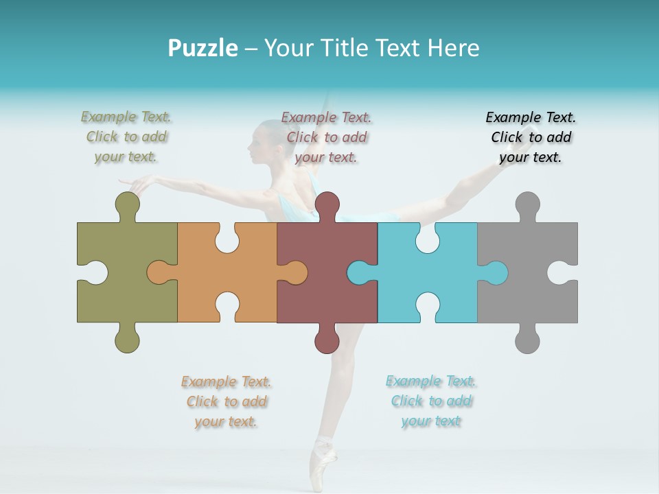 Pose Ballerina Classical PowerPoint Template