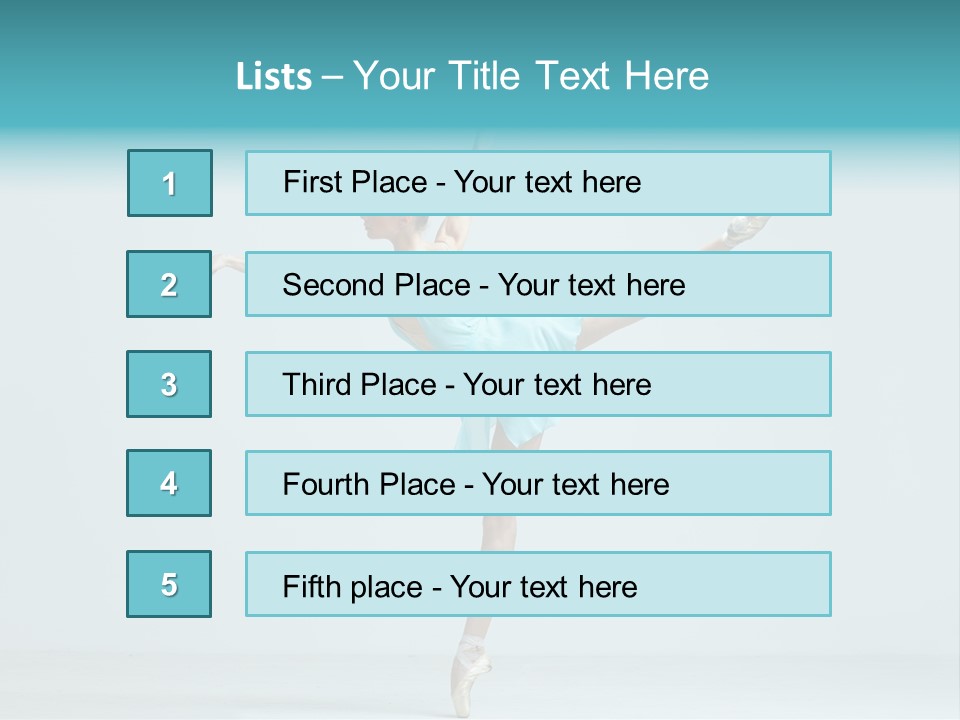 Pose Ballerina Classical PowerPoint Template