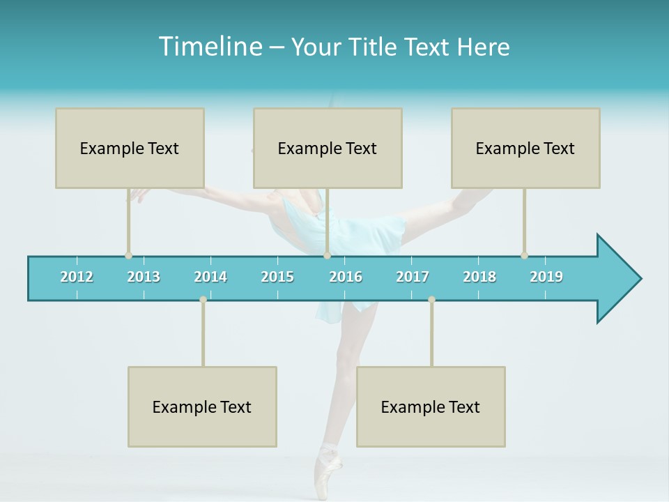 Pose Ballerina Classical PowerPoint Template