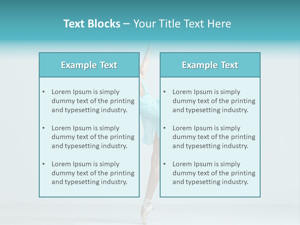 Pose Ballerina Classical PowerPoint Template