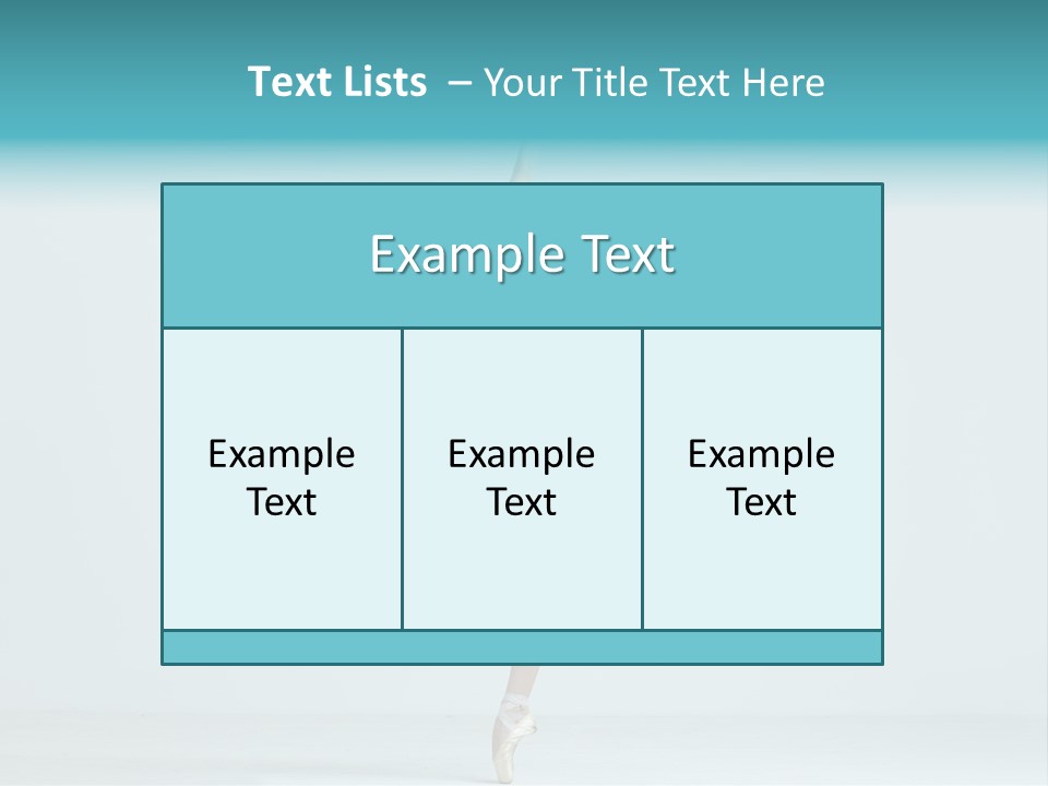 Pose Ballerina Classical PowerPoint Template