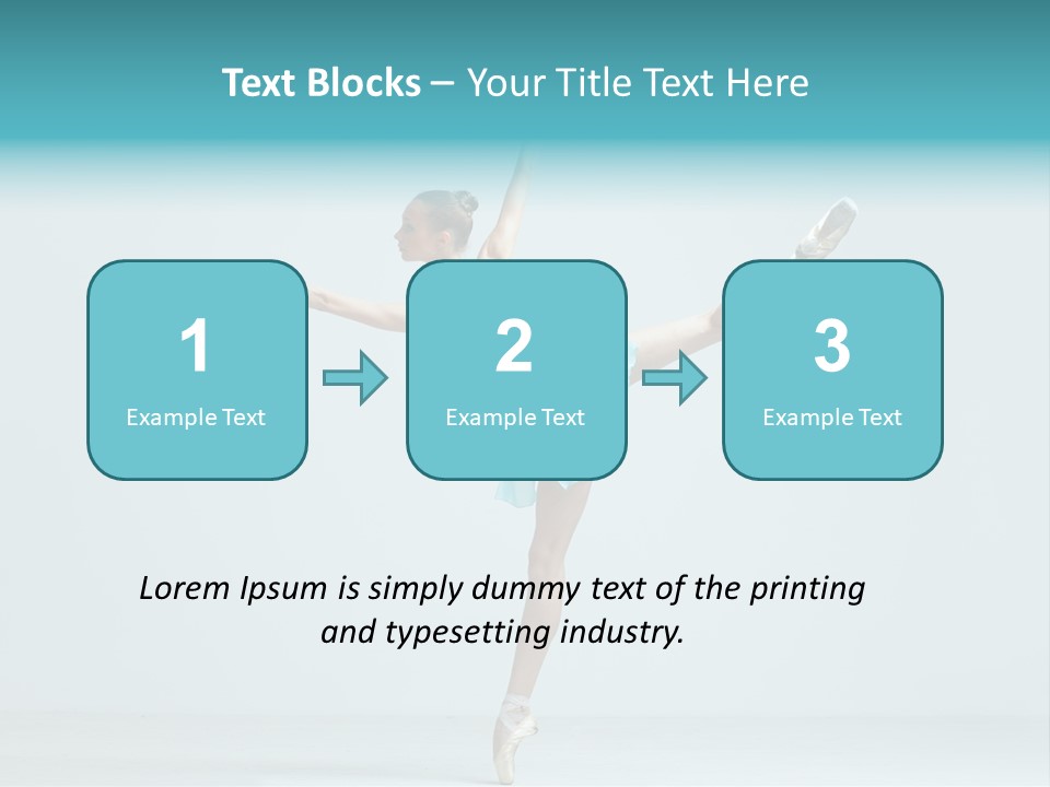 Pose Ballerina Classical PowerPoint Template