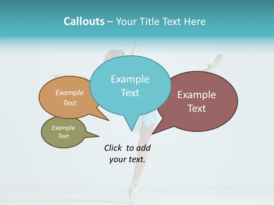 Pose Ballerina Classical PowerPoint Template