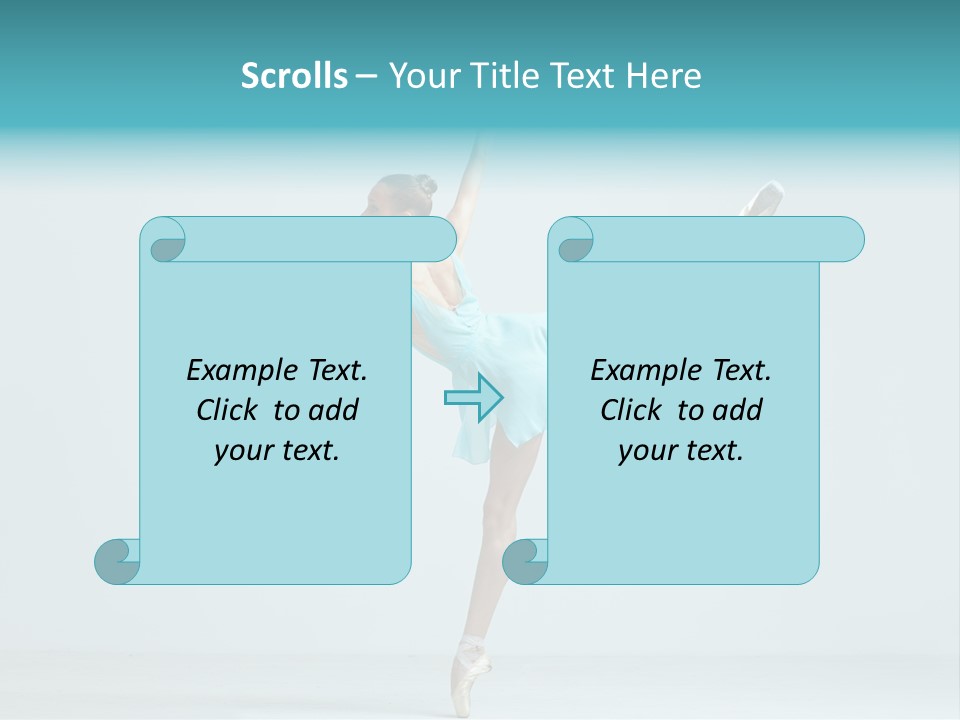 Pose Ballerina Classical PowerPoint Template