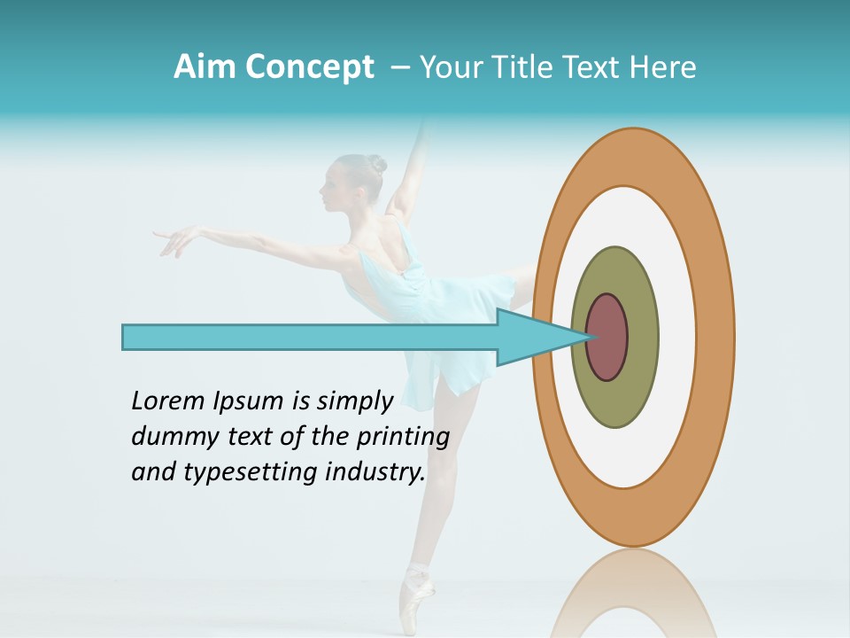 Pose Ballerina Classical PowerPoint Template