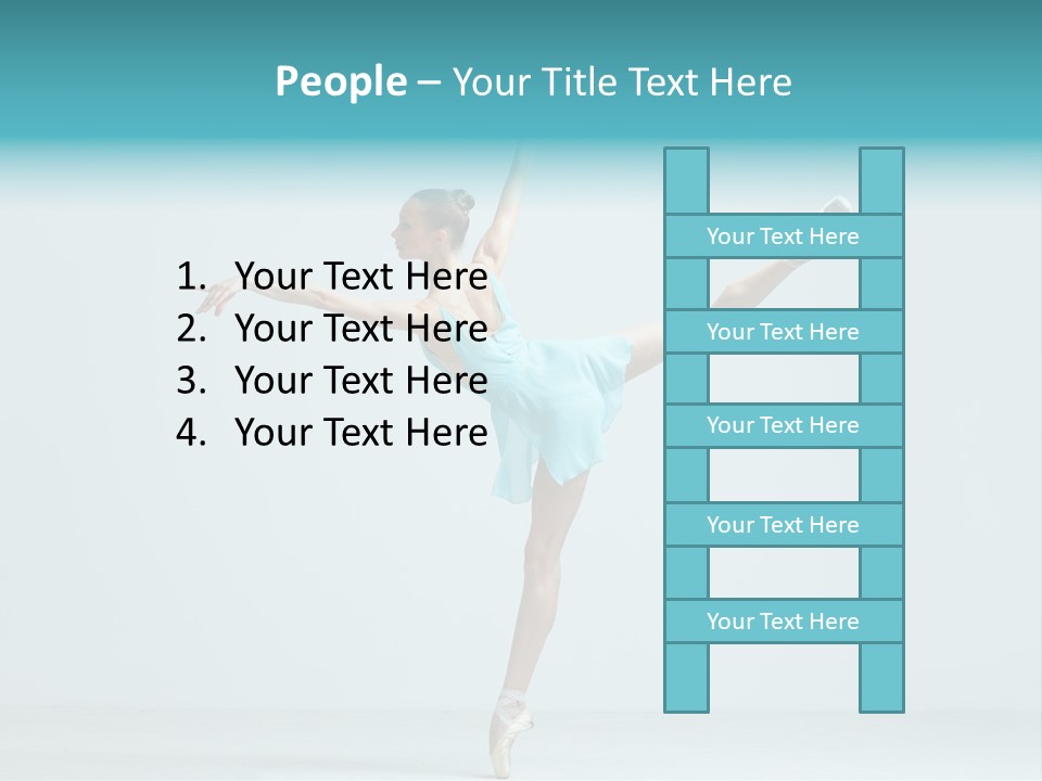 Pose Ballerina Classical PowerPoint Template