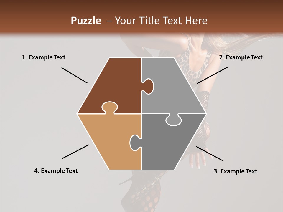 Diva Go Go Woman PowerPoint Template