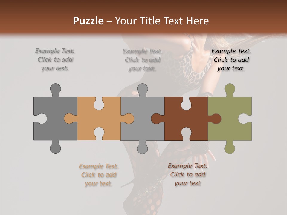 Diva Go Go Woman PowerPoint Template