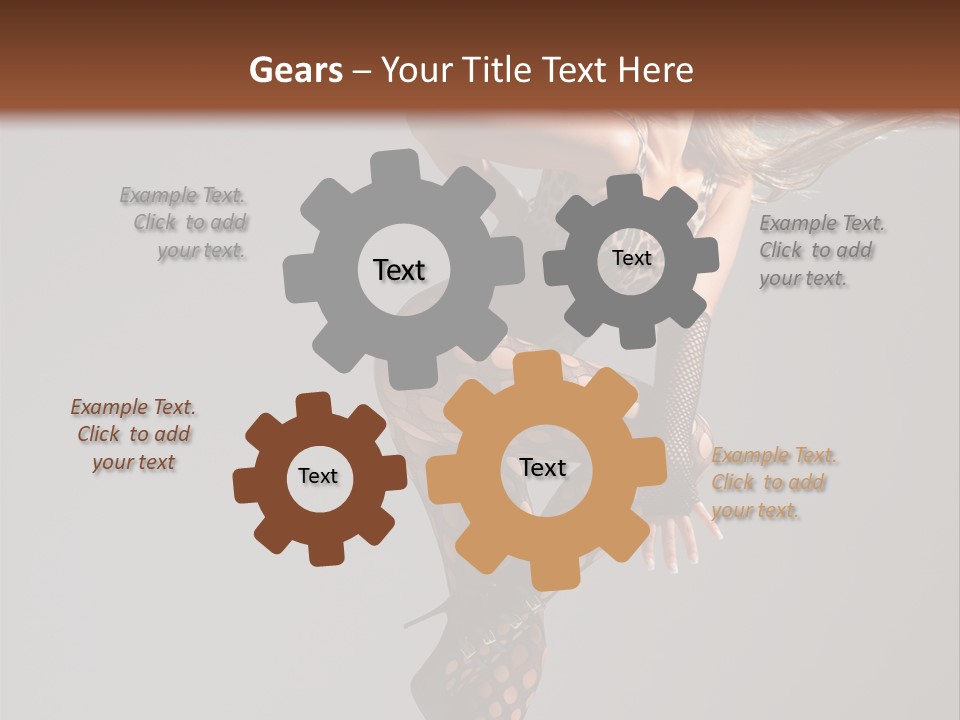 Diva Go Go Woman PowerPoint Template