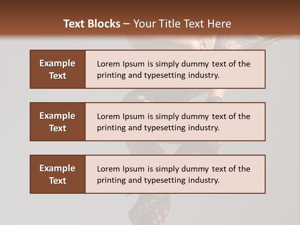 Diva Go Go Woman PowerPoint Template