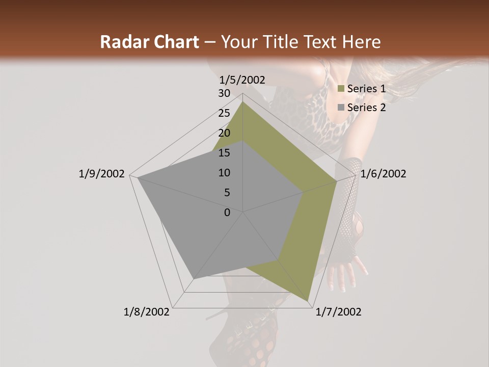 Diva Go Go Woman PowerPoint Template