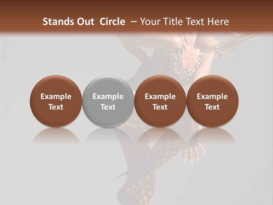 Diva Go Go Woman PowerPoint Template