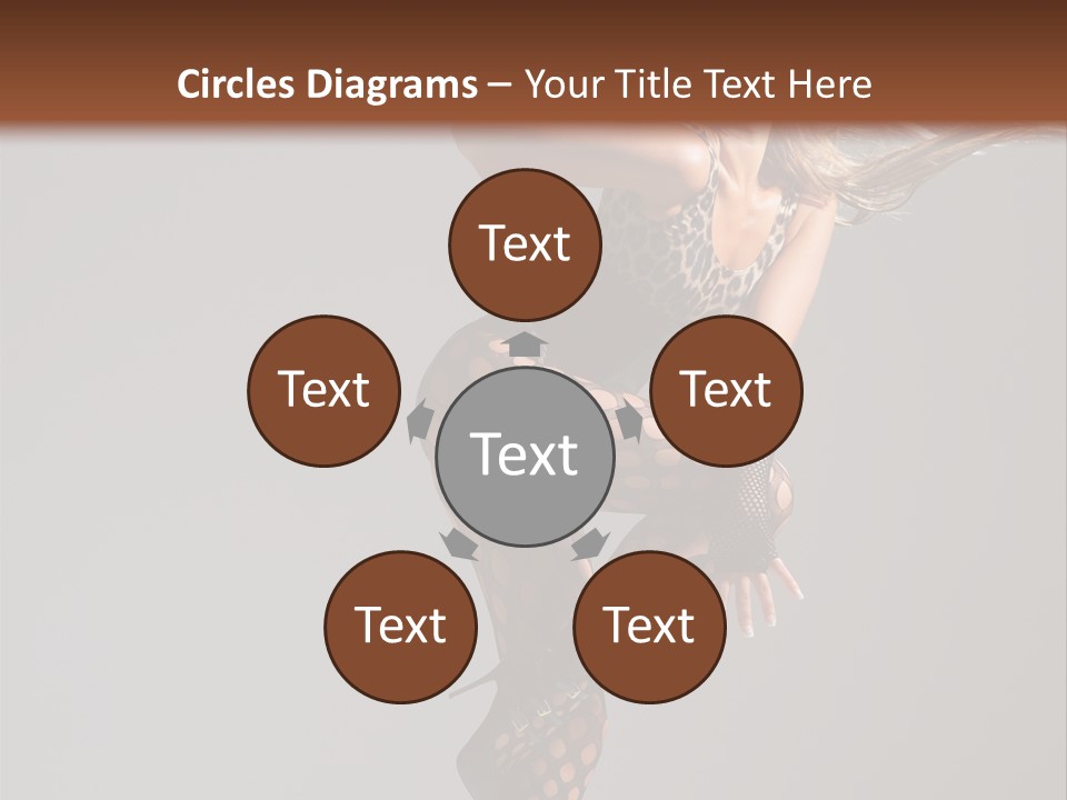 Diva Go Go Woman PowerPoint Template