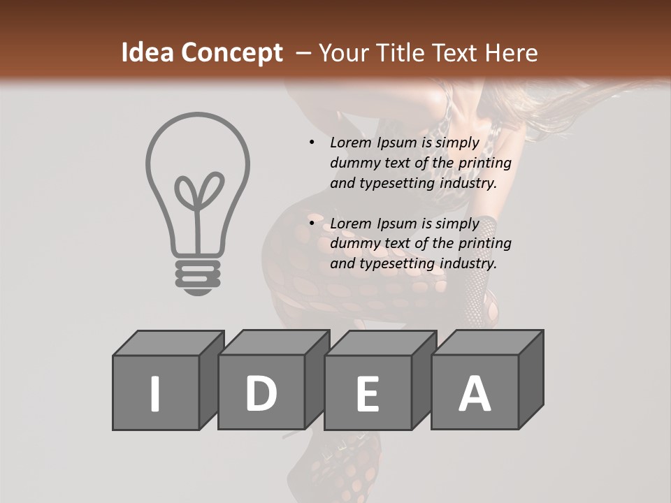 Diva Go Go Woman PowerPoint Template