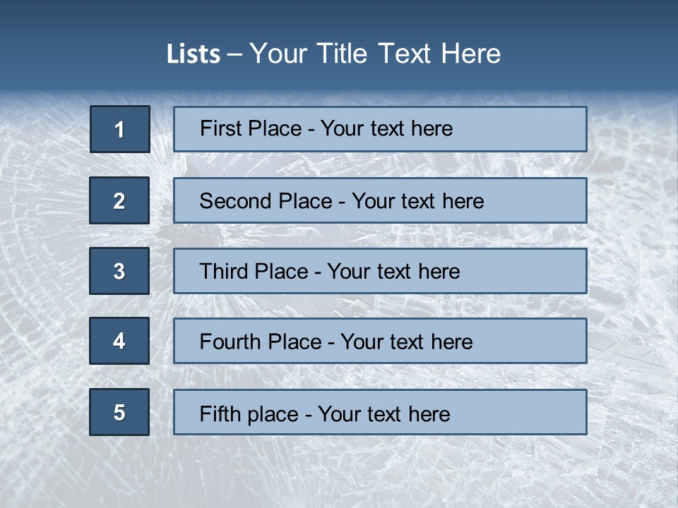 Damage Impact Windscreen PowerPoint Template