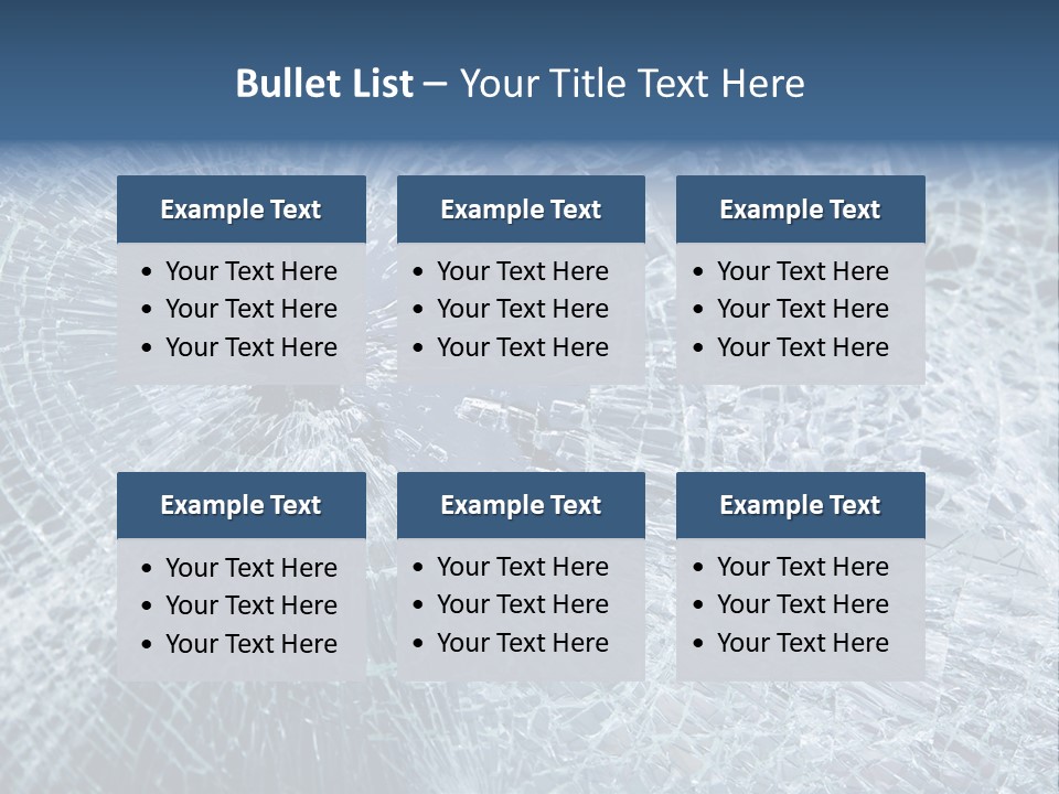 Damage Impact Windscreen PowerPoint Template