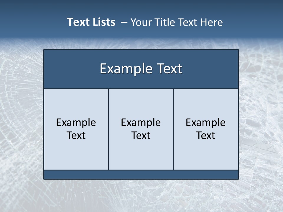 Damage Impact Windscreen PowerPoint Template