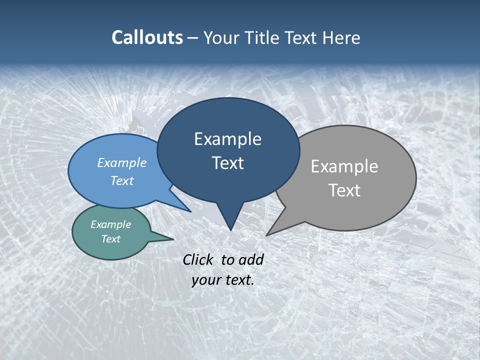 Damage Impact Windscreen PowerPoint Template