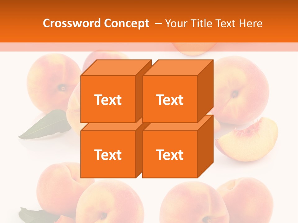 Green Peach Red PowerPoint Template