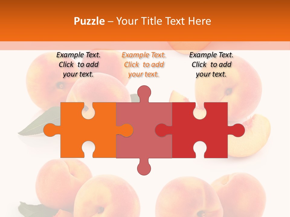 Green Peach Red PowerPoint Template