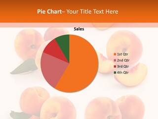 Green Peach Red PowerPoint Template