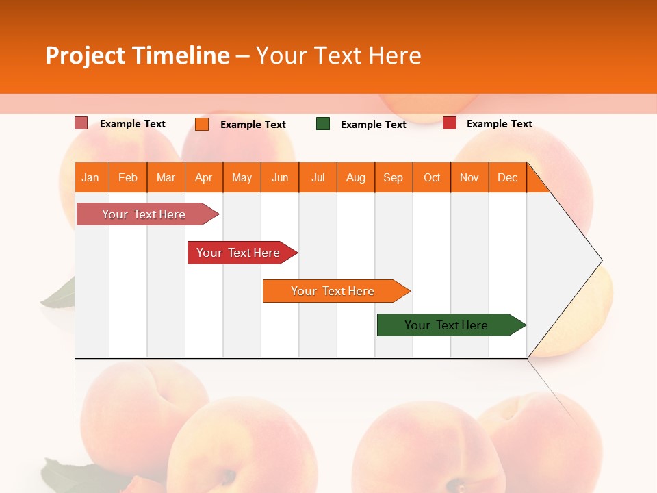 Green Peach Red PowerPoint Template