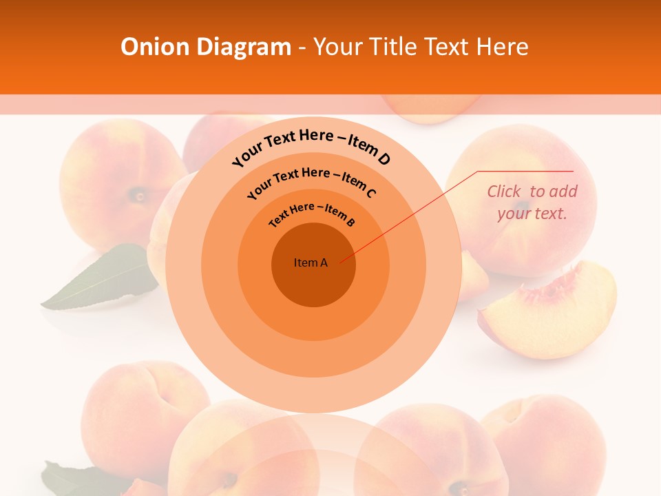 Green Peach Red PowerPoint Template