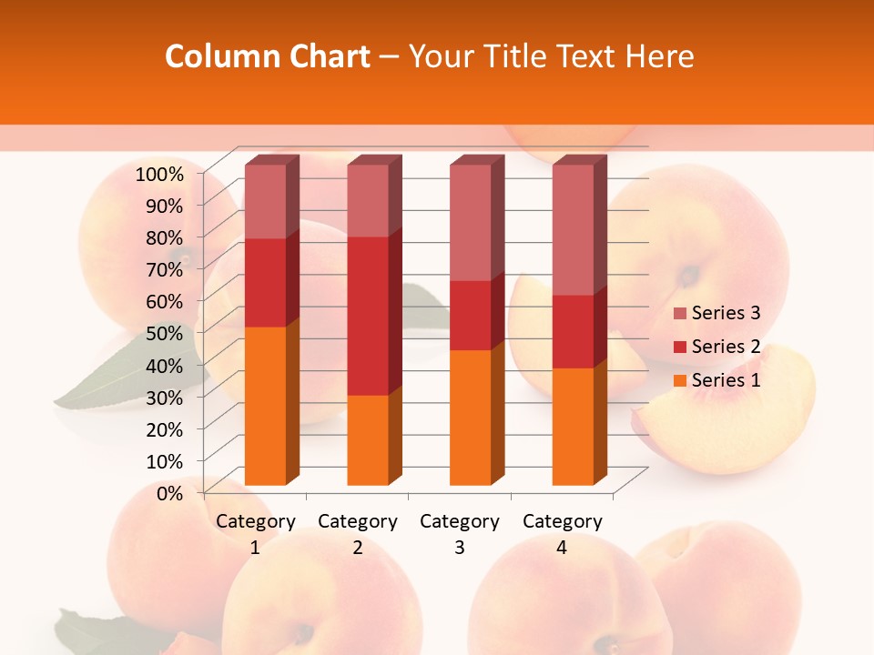 Green Peach Red PowerPoint Template