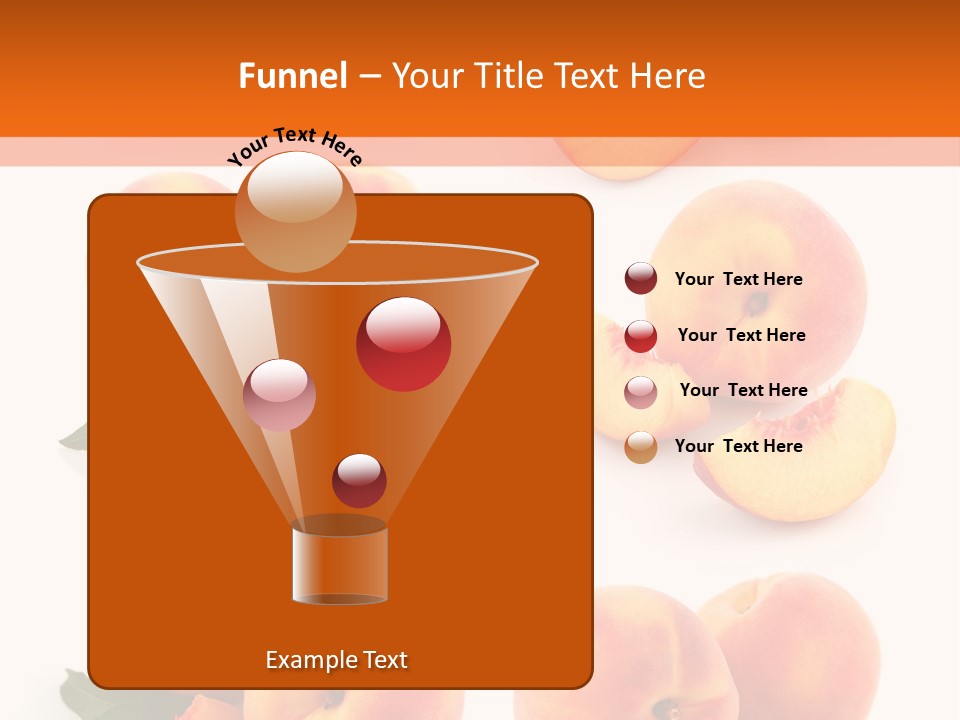 Green Peach Red PowerPoint Template