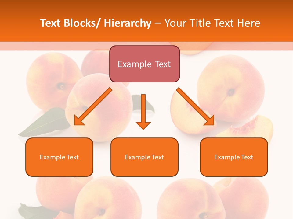 Green Peach Red PowerPoint Template