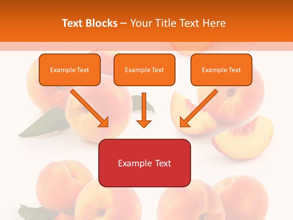 Green Peach Red PowerPoint Template