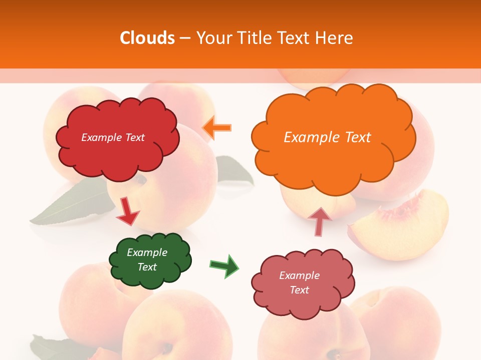 Green Peach Red PowerPoint Template