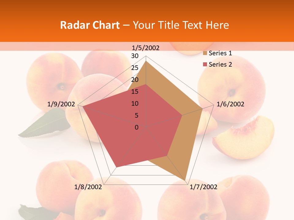 Green Peach Red PowerPoint Template