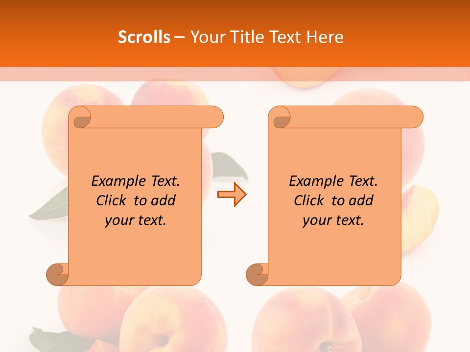Green Peach Red PowerPoint Template