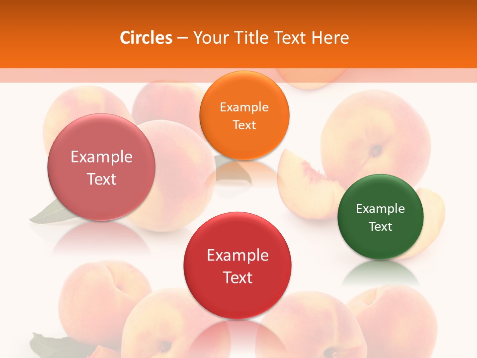Green Peach Red PowerPoint Template