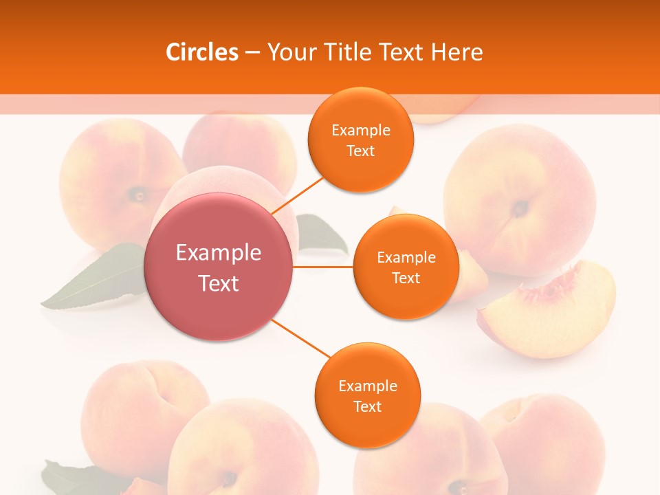 Green Peach Red PowerPoint Template