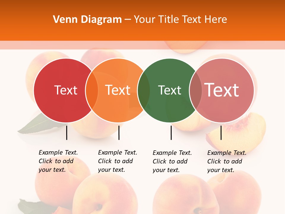 Green Peach Red PowerPoint Template