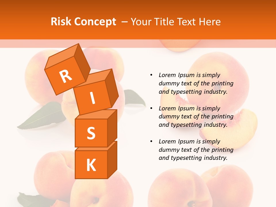 Green Peach Red PowerPoint Template